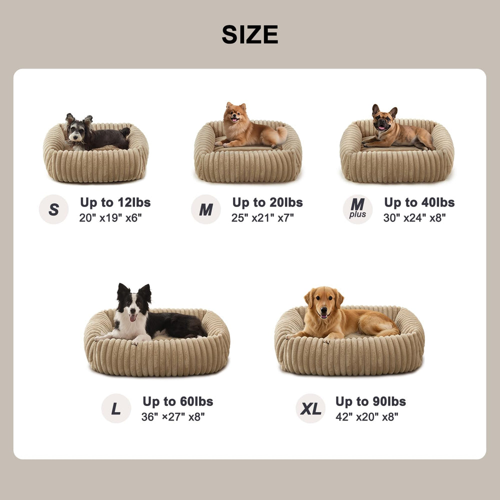 FURTIME dog bed durable stitching designed for daily use