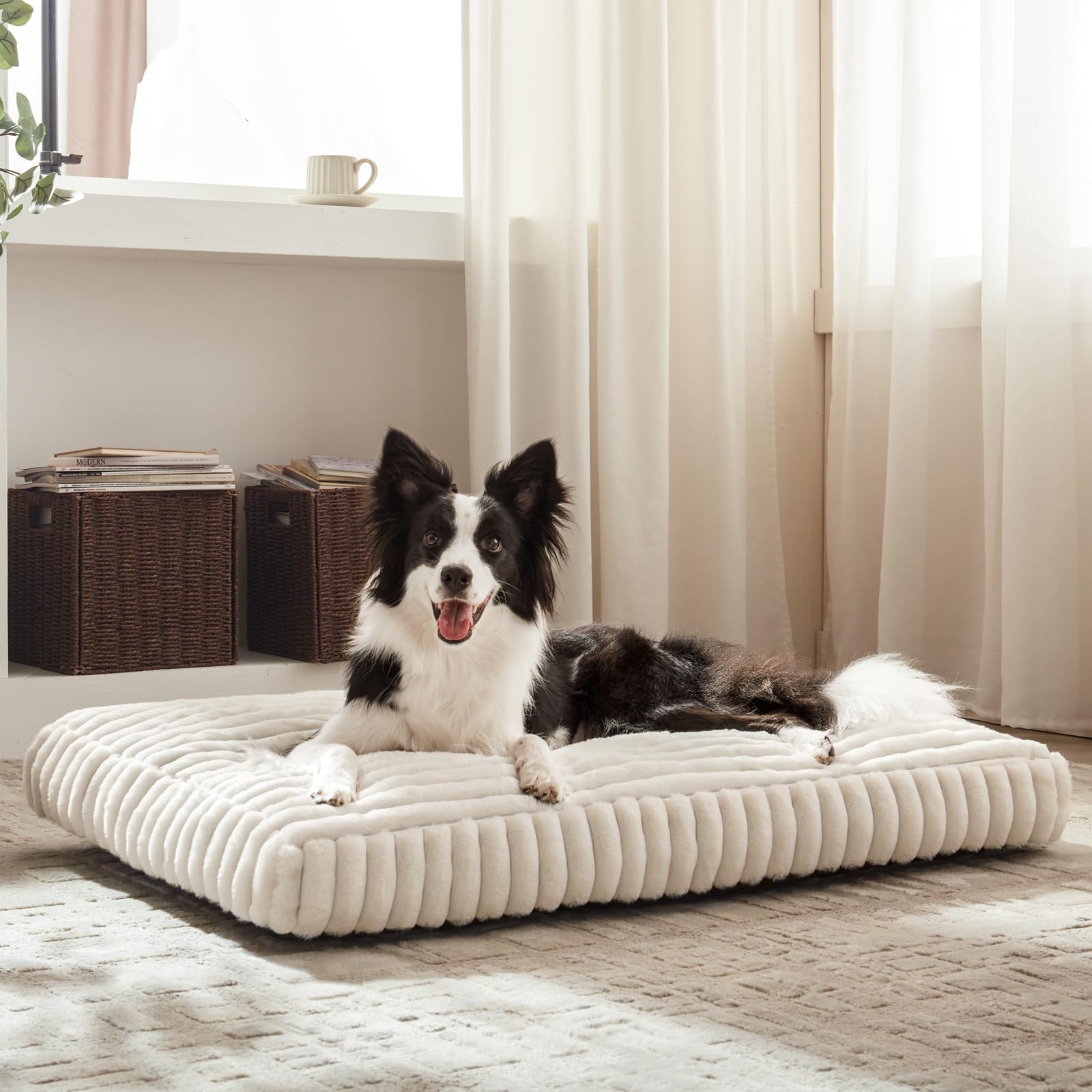 FURTIME anti-slip bottom keeps the bed in place during rest and activity.
