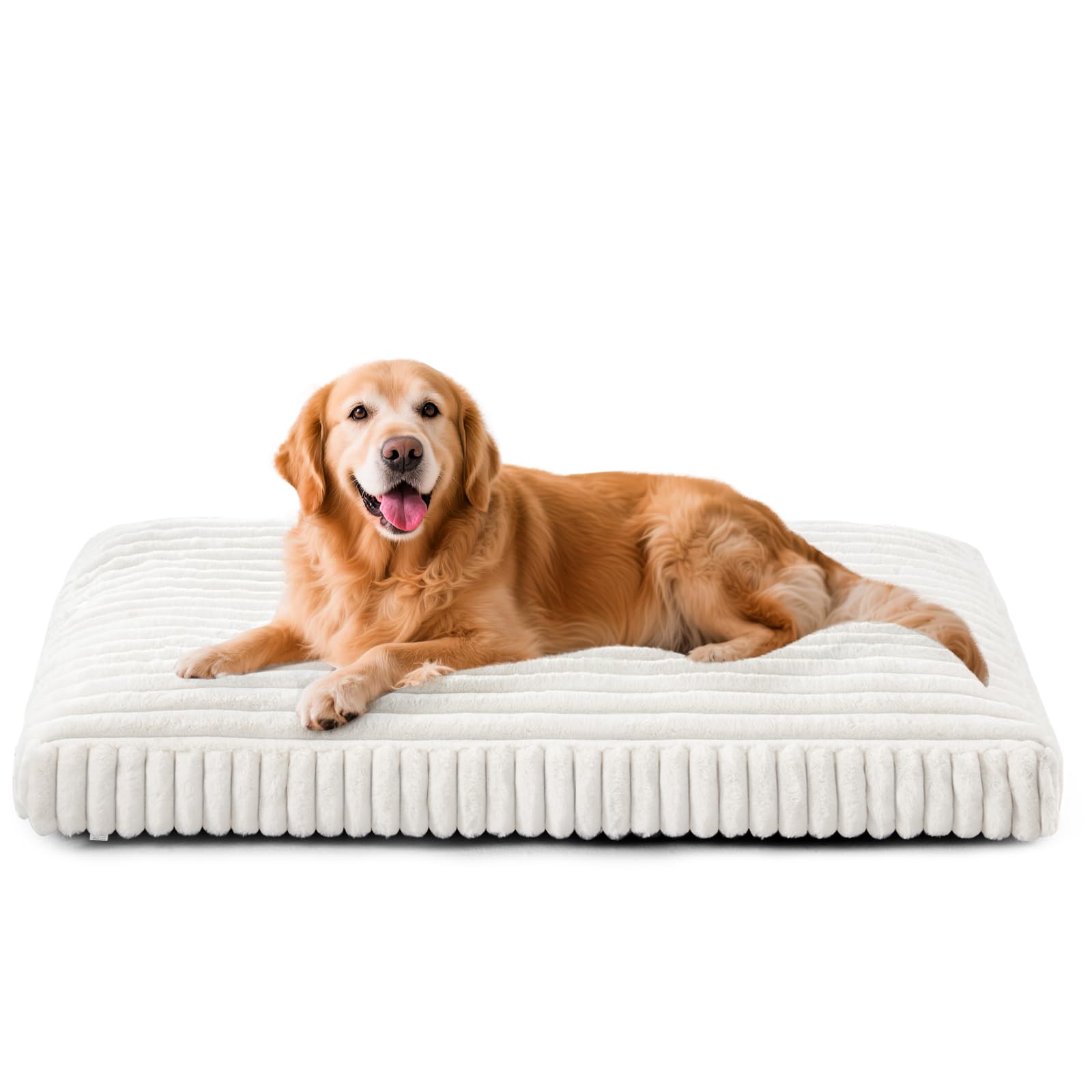 FURTIME large dog bed with removable cover for easy cleaning and quick refreshing.