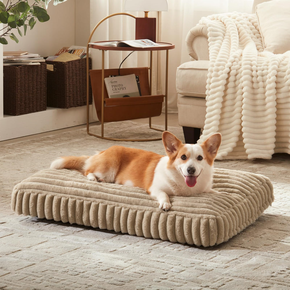 FURTIME luxury faux fur cover adds warmth and softness