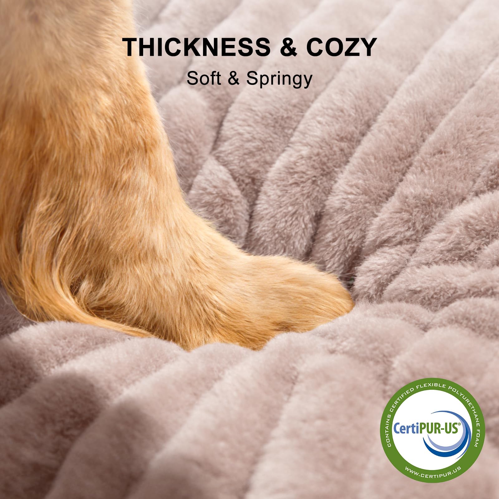 FURTIME dog bed neck support pillow promotes deeper, more relaxed sleep