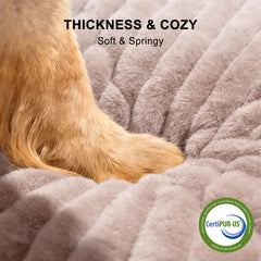 FURTIME dog bed neck support pillow promotes deeper, more relaxed sleep
