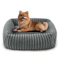 FURTIME dog bed close-up showing removable cover for easy cleaning