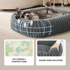 FURTIME med-dog-bed-dimensions-30x24x8: perfect fit for medium dogs