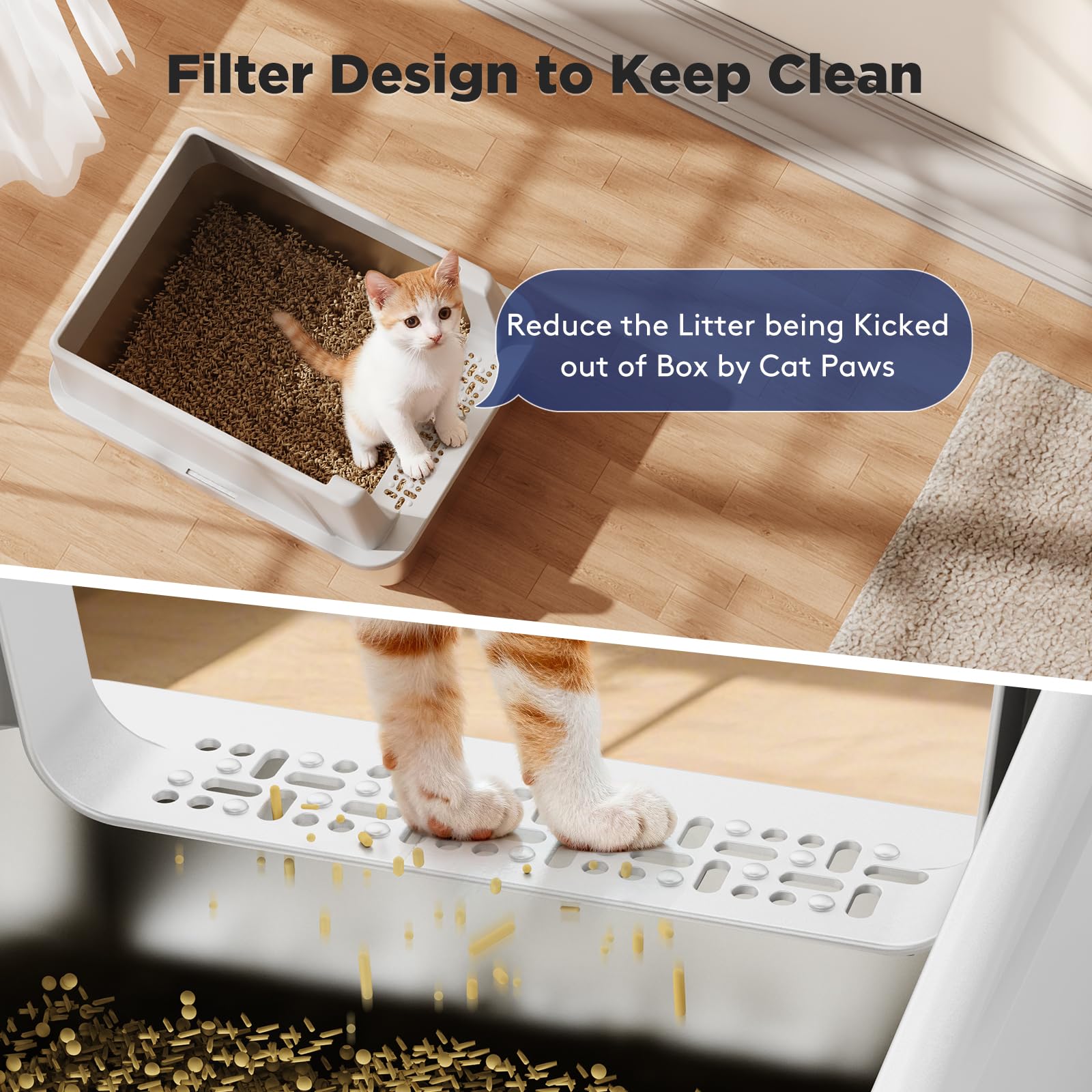 FURTIME non-stick stainless surface for easy cleaning and odor-free indoor air.