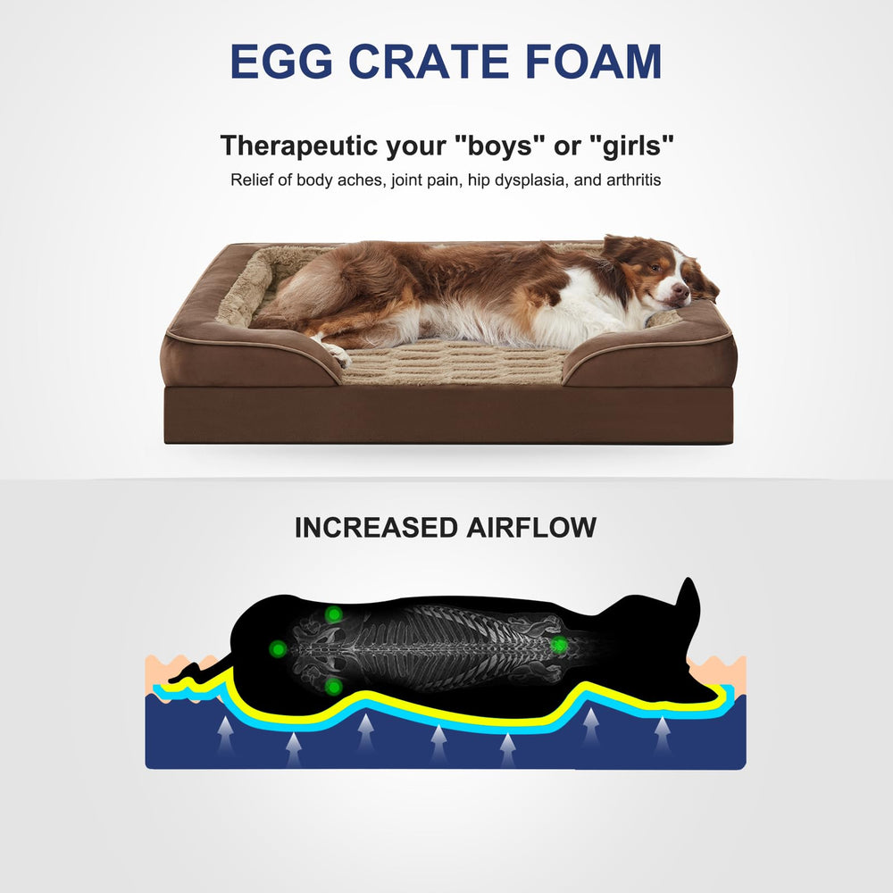 Removable cover on the FURTIME bed for easy cleaning.