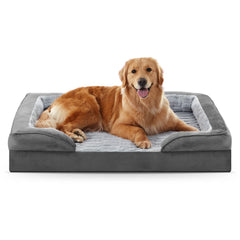 FURTIME XL orthopedic bed front view showing joint-supportive design.