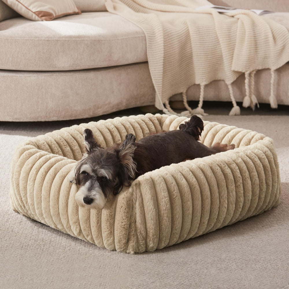 FURTIME small dog bed neck pillow supports restful sleep for cozy naps