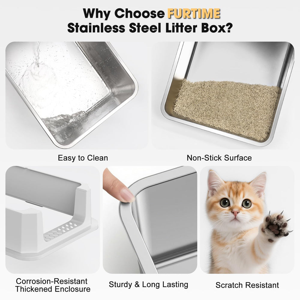 FURTIME includes scoop and mat for ready setup.
