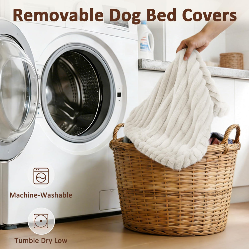 FURTIME XL dog bed dimensions-42x27x4 communicates accurate sizing.
