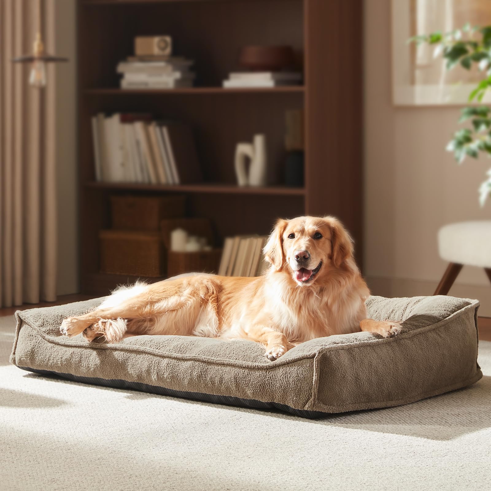 FURTIME XL orthopedic bed with ultra-thick foam for lasting joint support.