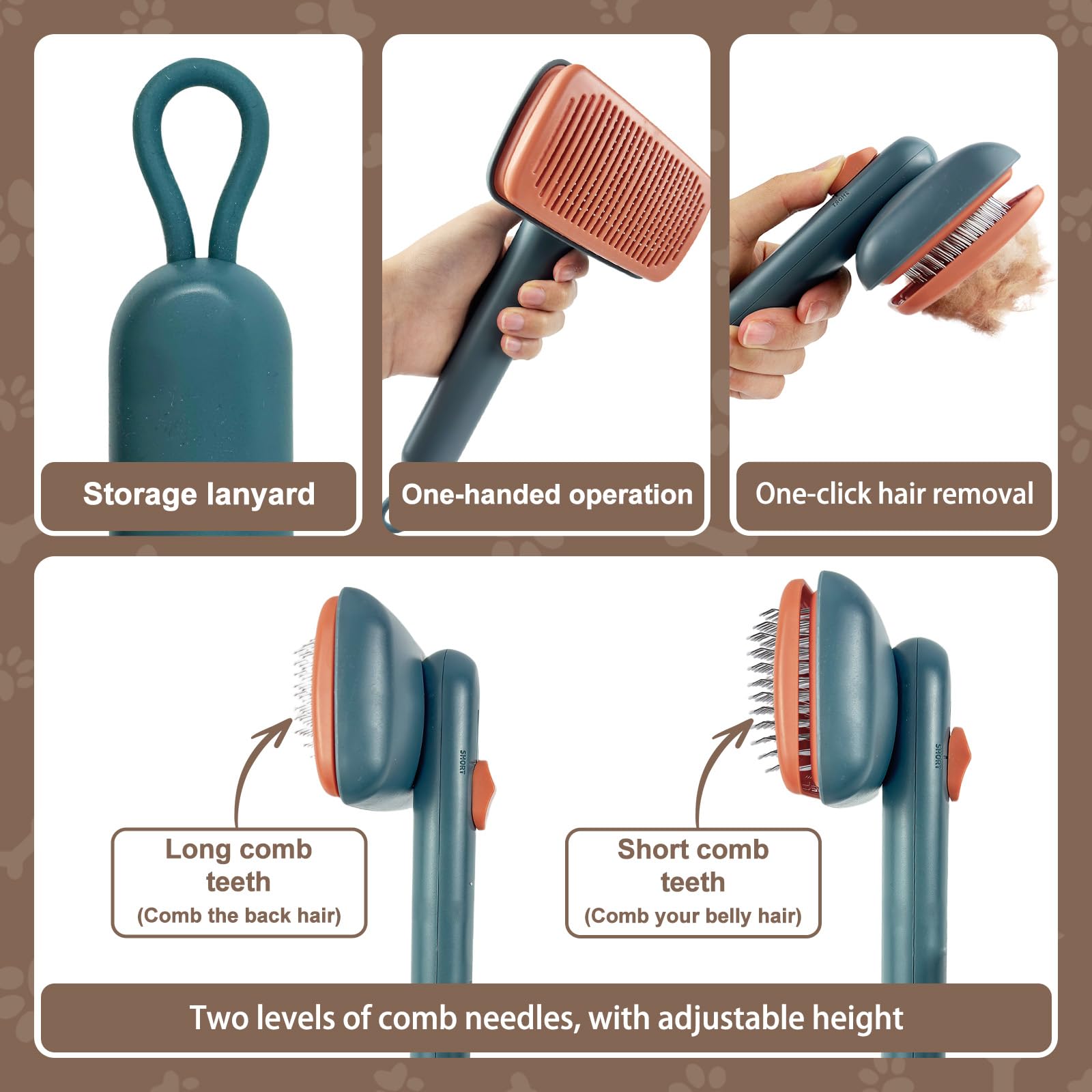 Furtronic ergonomic handle reduces hand fatigue during longer grooming sessions