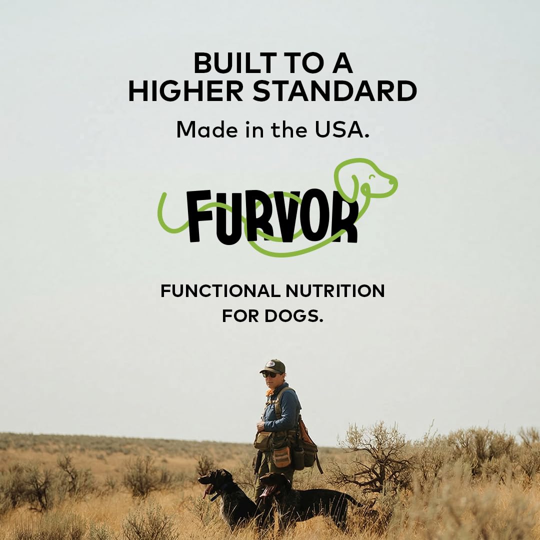 Furvor 12 oz bottle provides convenient, long-lasting nutrition.