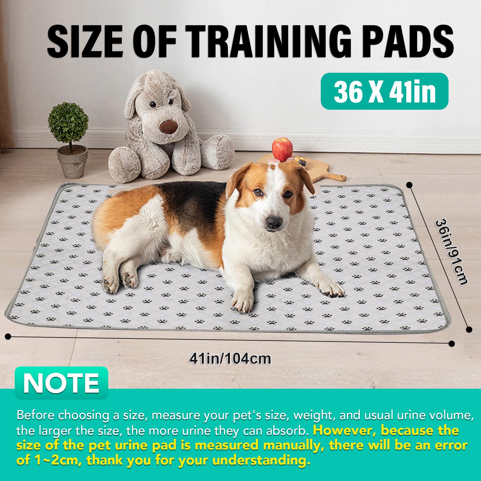 FURWEY pad for dog playpen showing protection against messes during playtime.