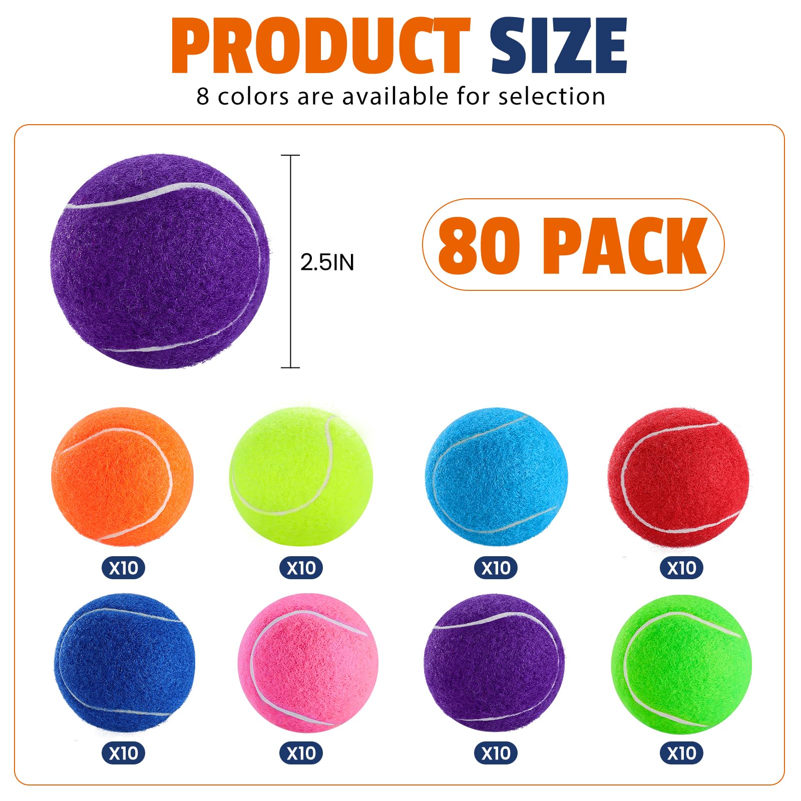 FURWEY two-point-five-inch ball fits most launchers for easy tossing.