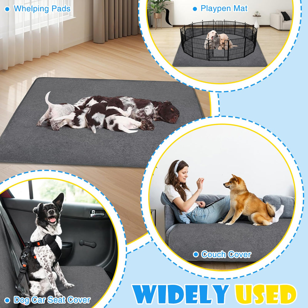 FURWEY whelping pad offers a soft, stable training surface.