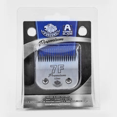 FURZONE 7F blade in action showing smooth trimming on a coat