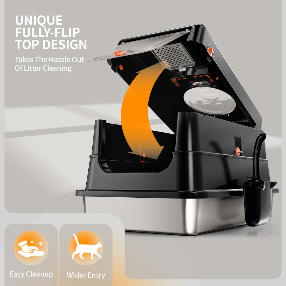 Leak-proof Fusblom litter box designed for households with pets.