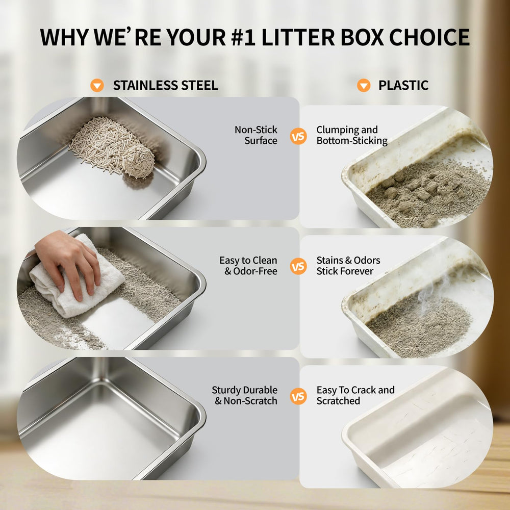 Fusblom stainless steel construction resists odors and stains for long-term use