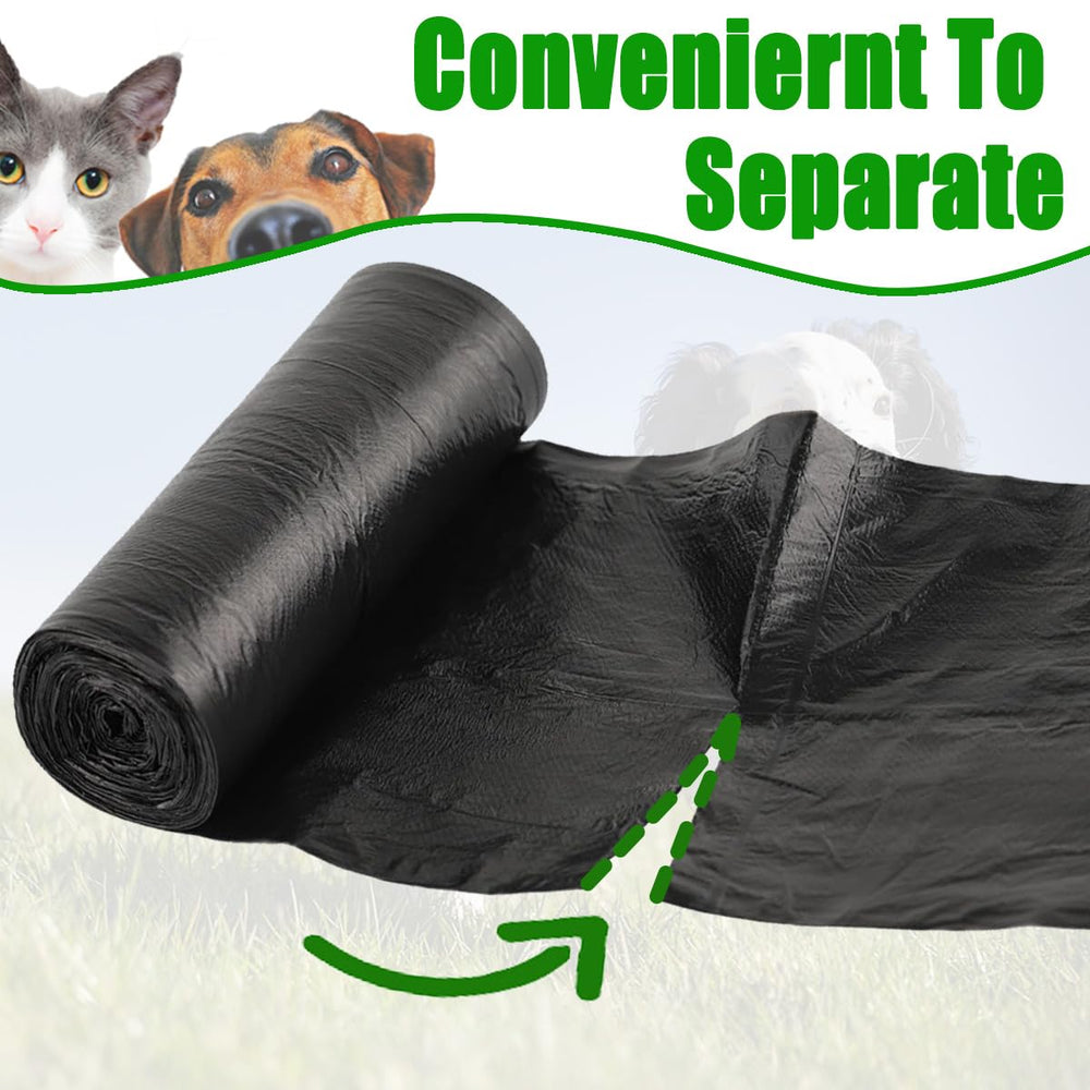 FUSBUNTY large-size bags help contain waste from various dog sizes.