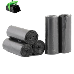 FUSBUNTY dog poop bags sized 19.7x17.7 inches for easy waste containment.