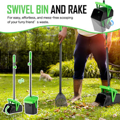 FUSBUNTY odor-blocking lid helps minimize smells during outdoor cleanup.