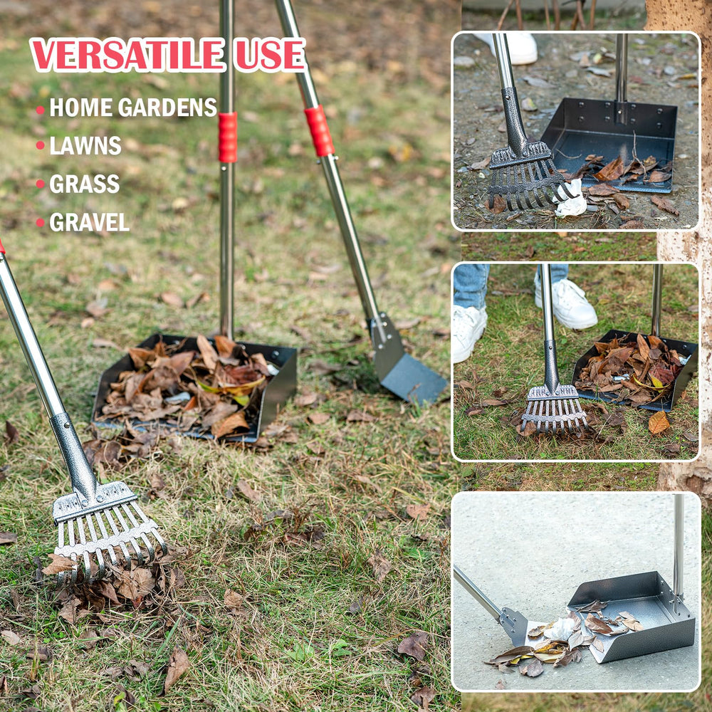 FUSBUNTY spade included for versatile cleanup.