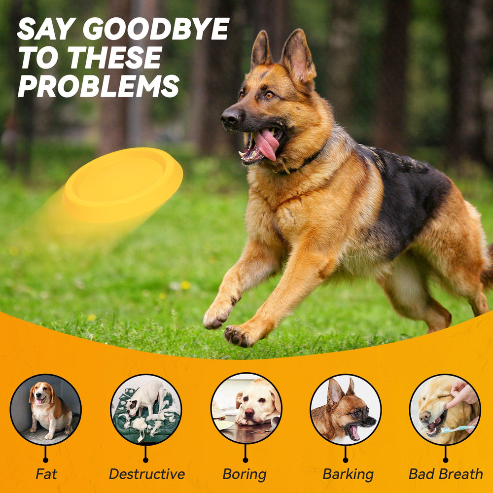 FUSOTO Dog Discs Toy ideal for medium-large breeds during training