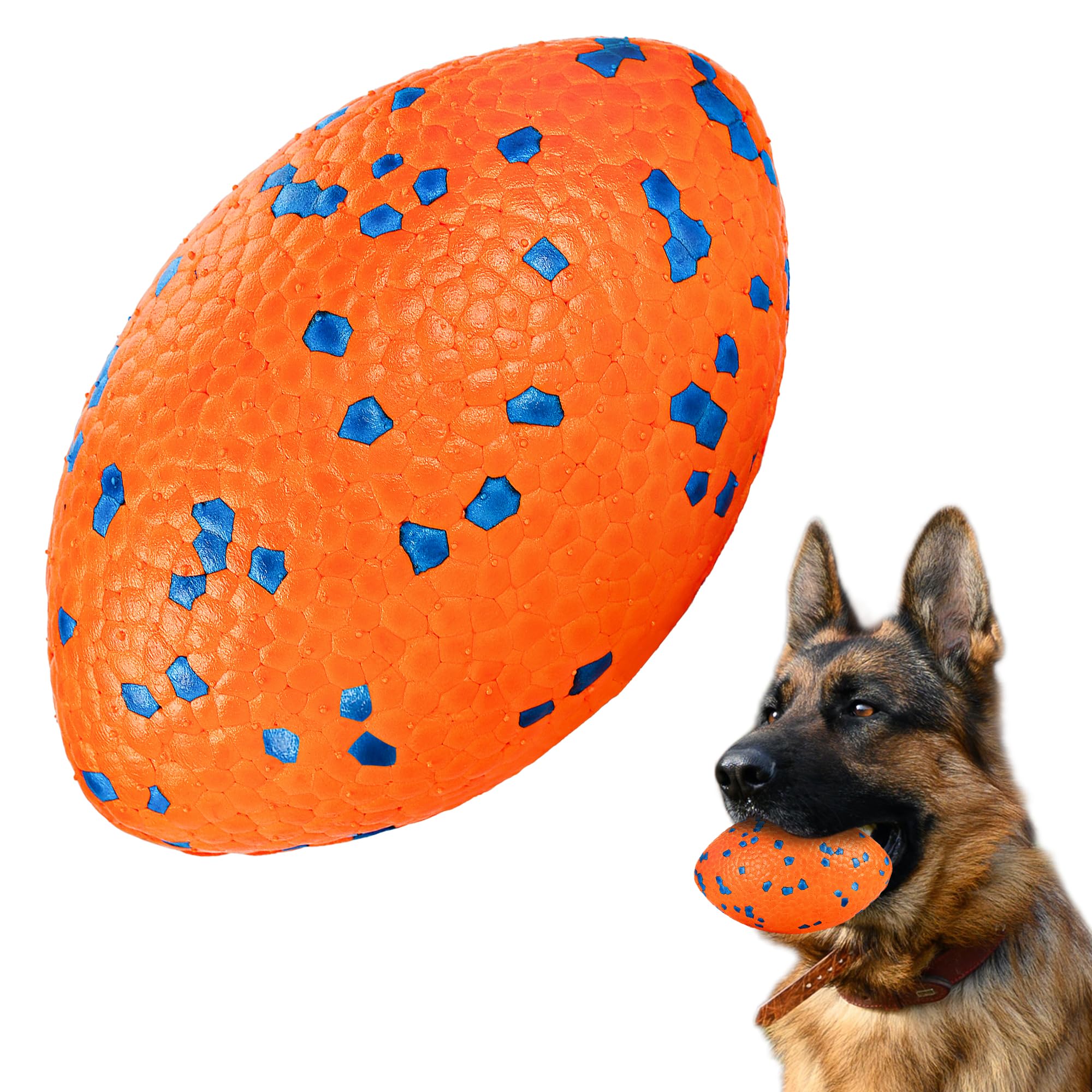 FUSOTO dog football toy with elastic bounce for indoor and outdoor play