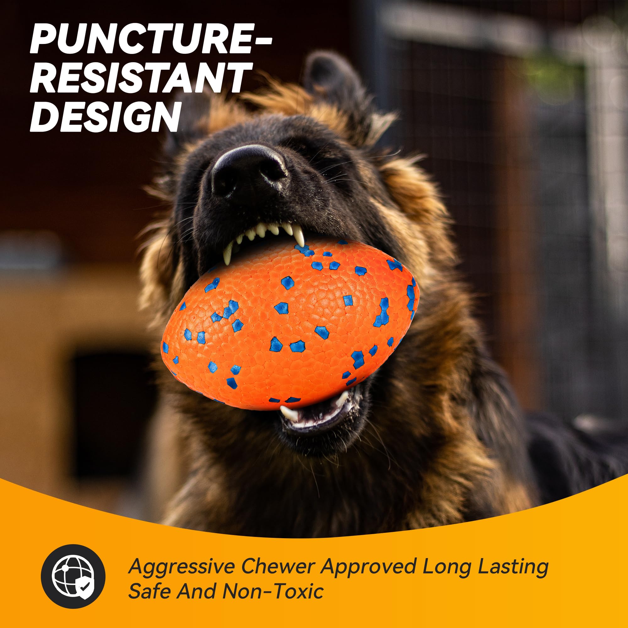 FUSOTO ETPU stab-resistant ball withstands aggressive chewers during fetch