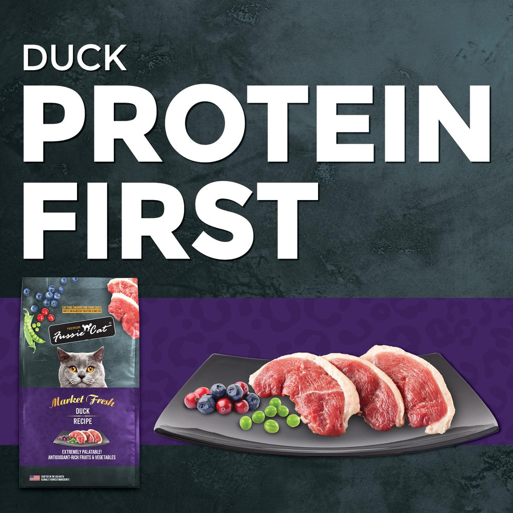 Ingredients list image for Fussie Cat Market Fresh Duck Recipe