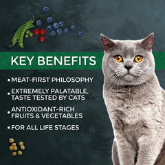 Fussie Cat Market Fresh serving size demo illustrates easy daily portions.