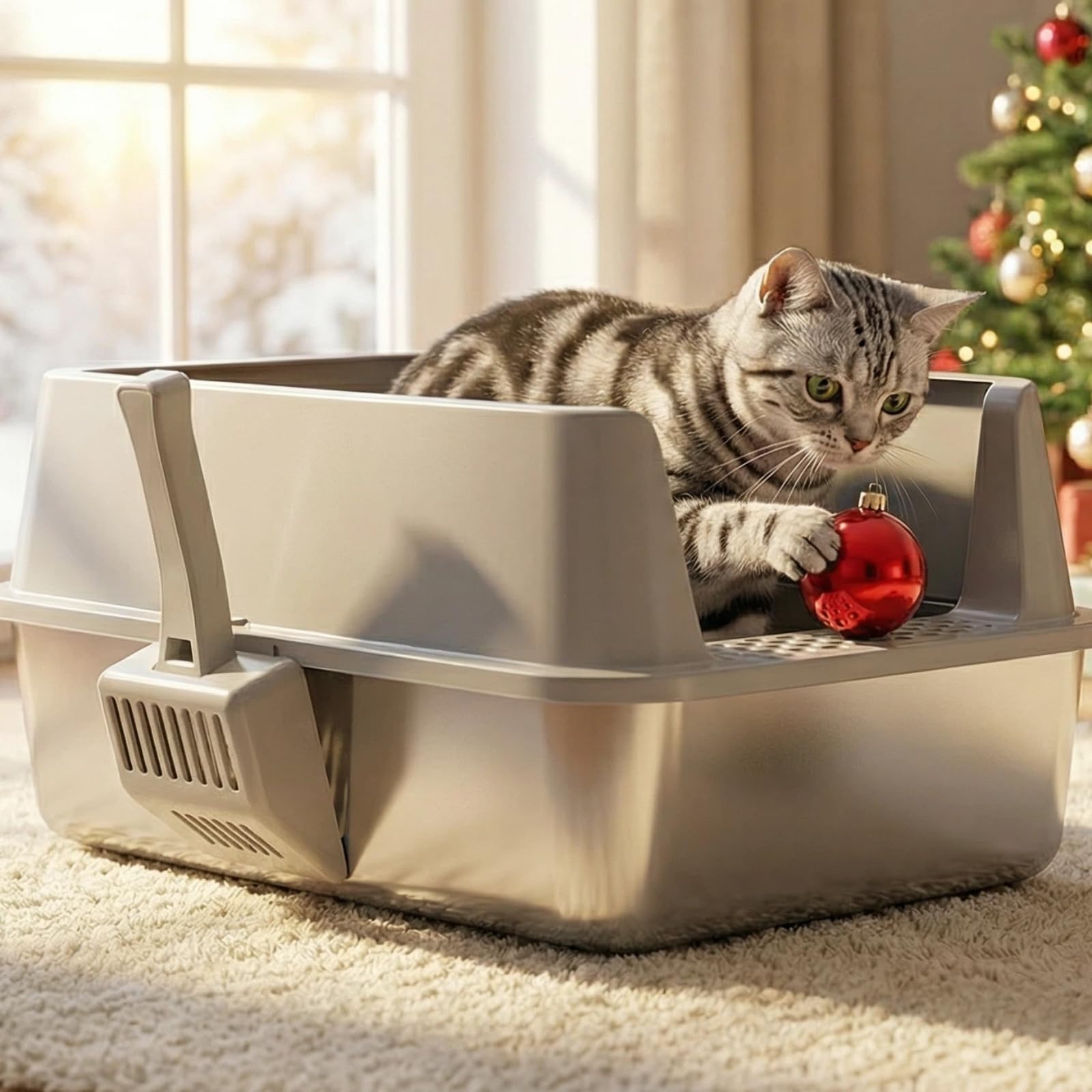 FUTAM durable stainless steel resists rust and scratches for years of use.
