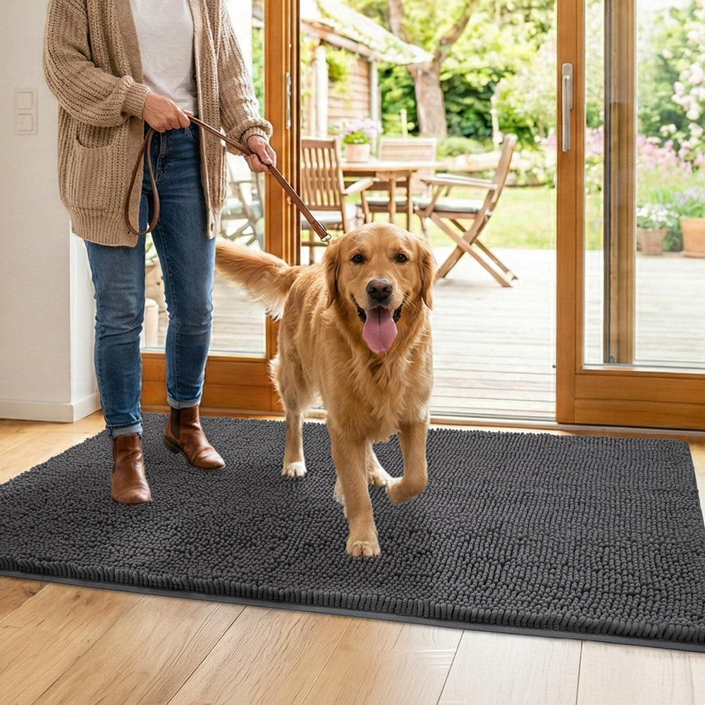 Futurwit durable runner entryway offers wide coverage for pet homes.