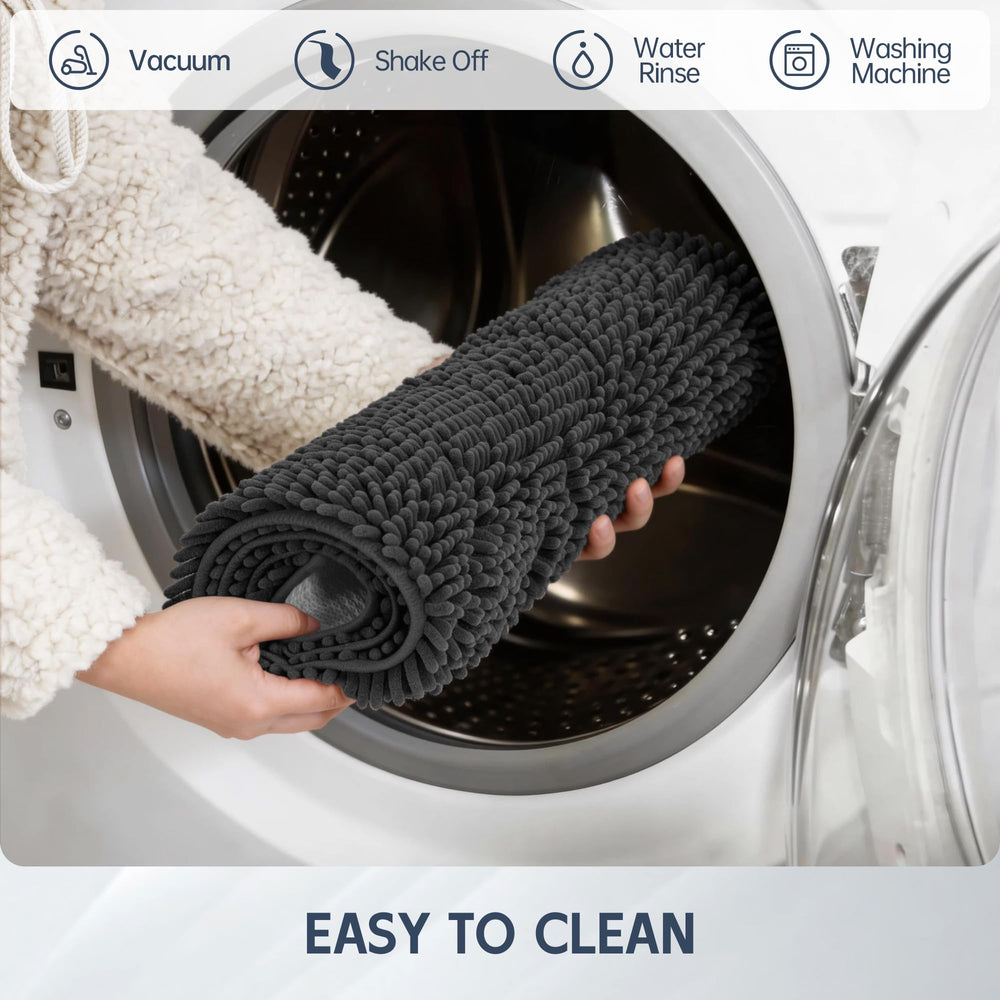 Futurwit washable dog mat for easy cleanup after muddy adventures.