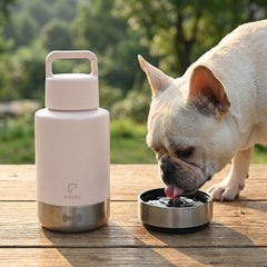 FUYEC leak-proof lid with carabiner enables spill-free travel