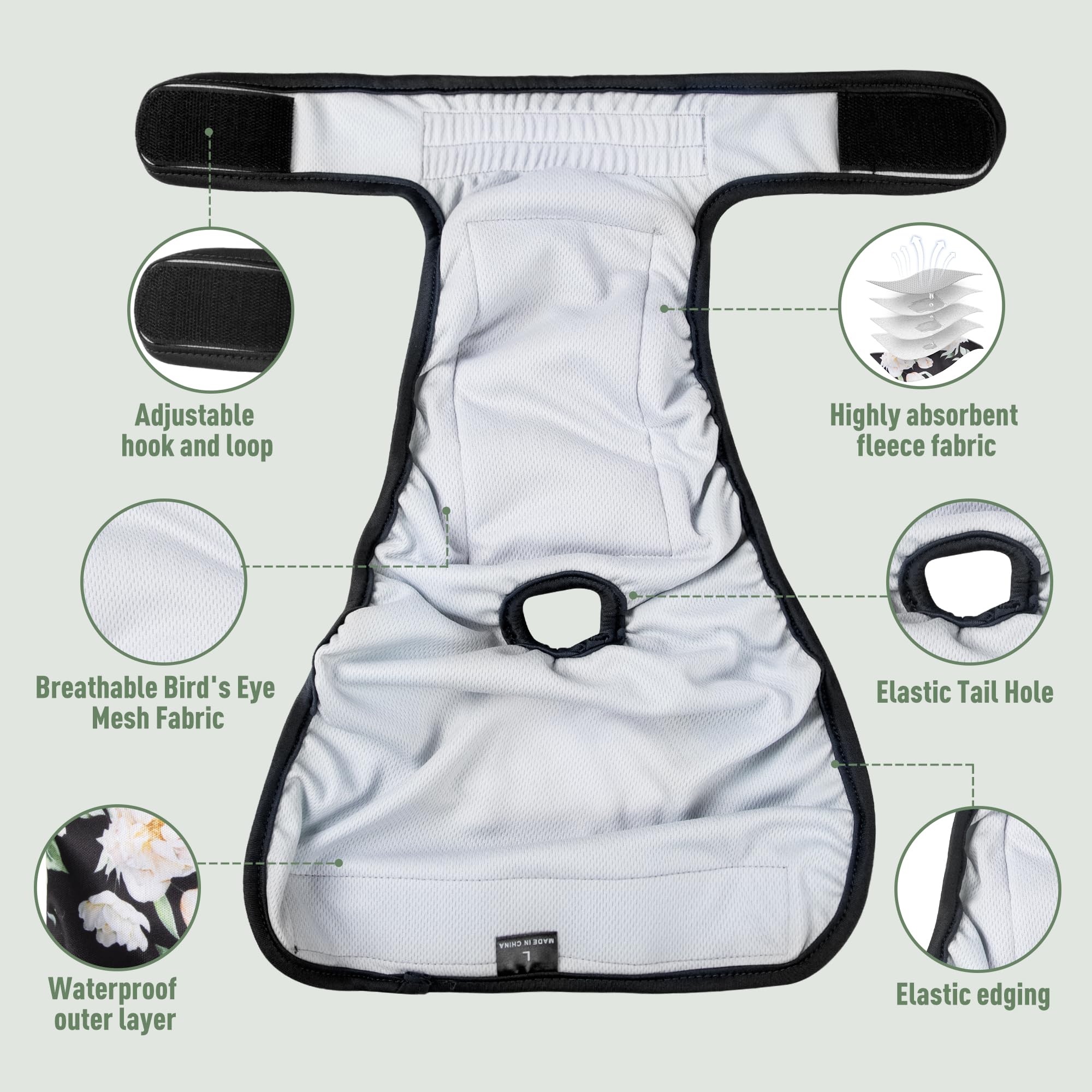 Fuz Bigaza adjustable buttons customize fit for different dogs