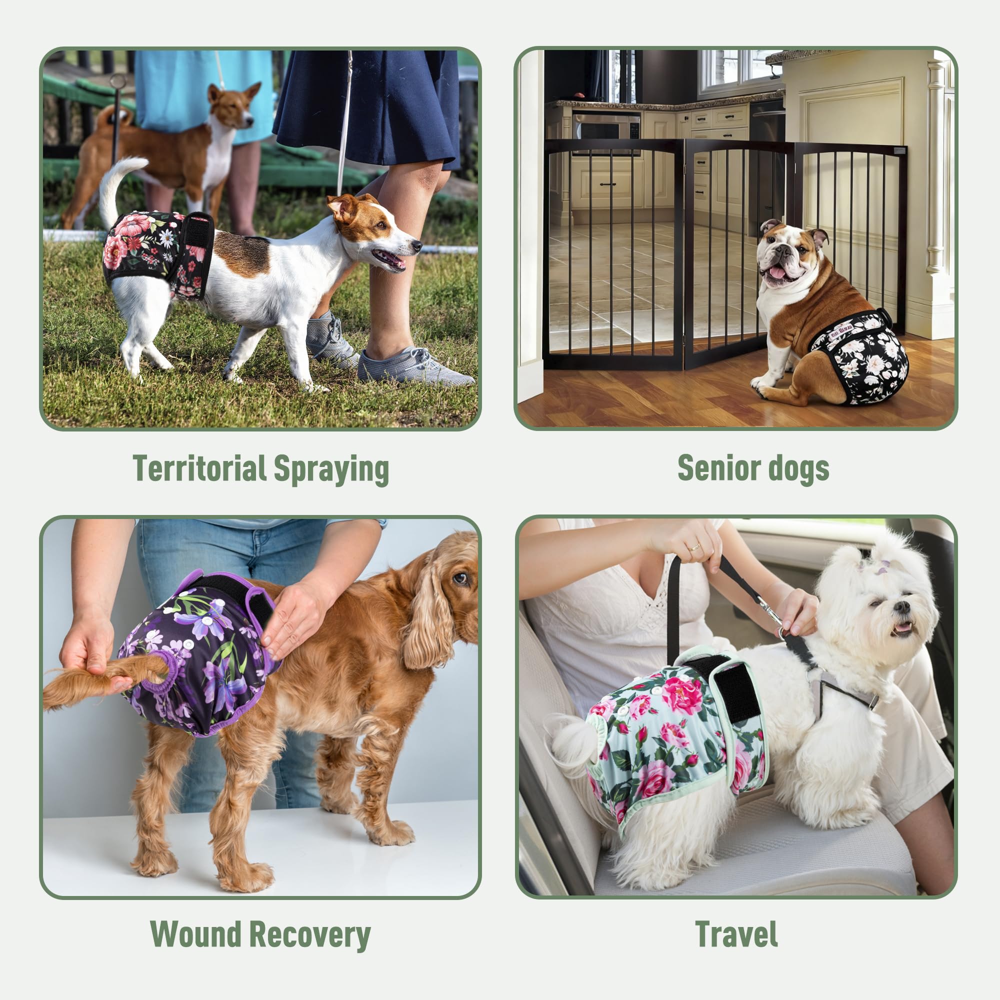 Fuz Bigaza five-pack reusable diapers for home care