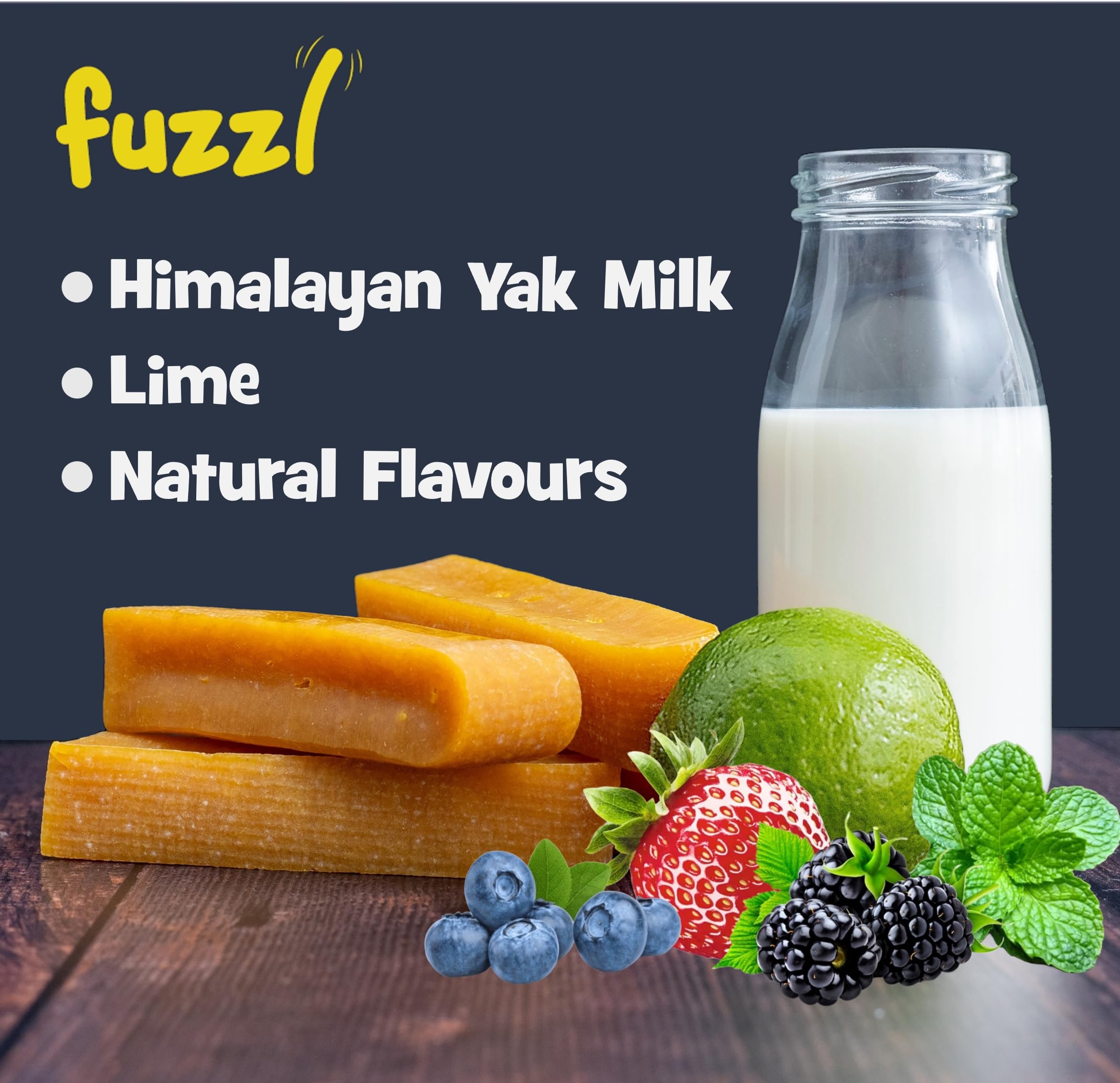 Fuzzl Yak Chews dental benefits, supports oral care during chewing