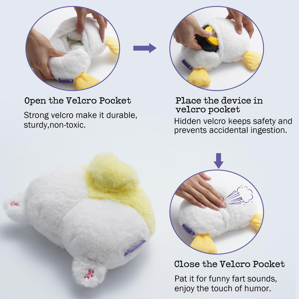 Fuzzwoof anxiety-relief toy aids engagement during playtime