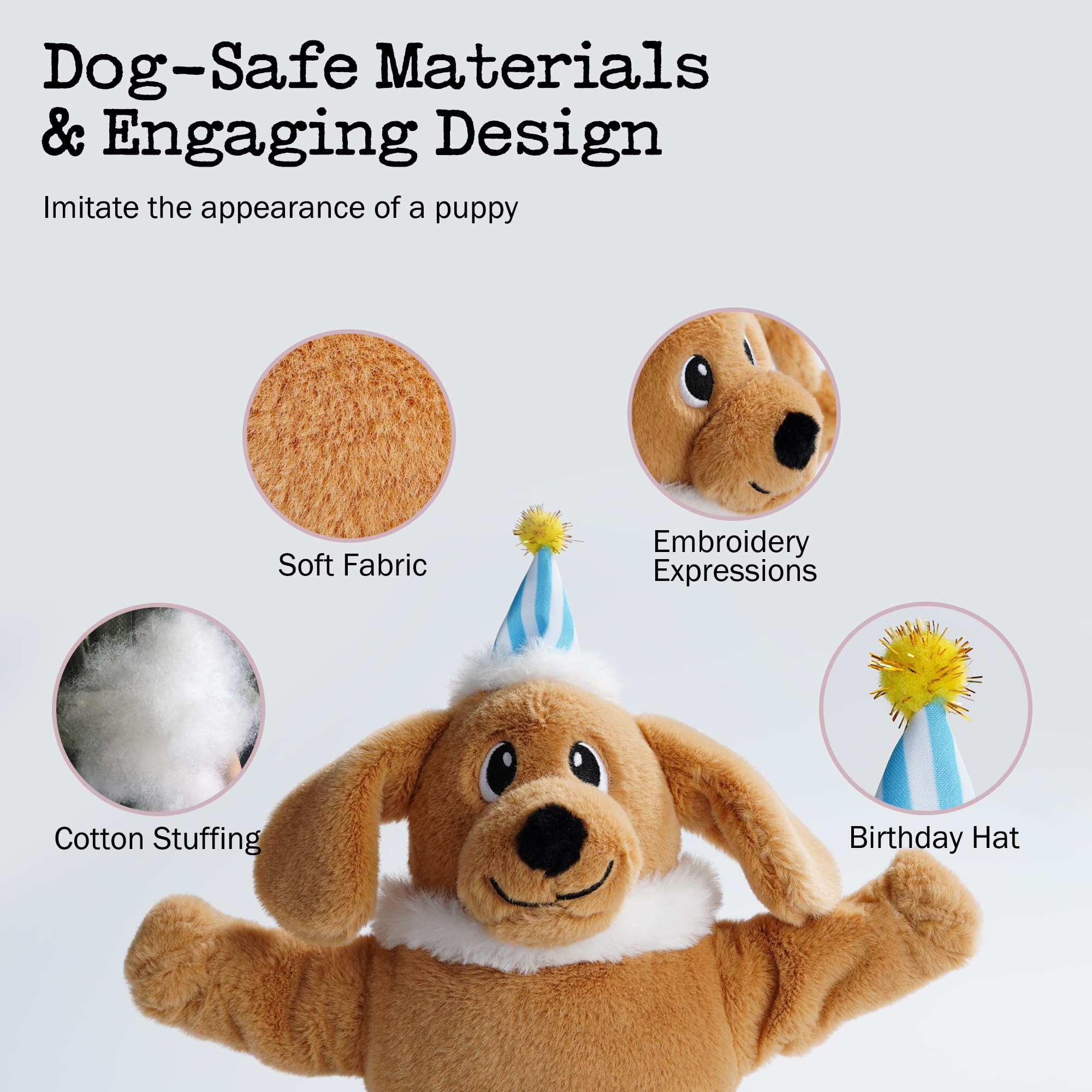 Fuzzwoof interactive dog toy fosters indoor movement and mental stimulation