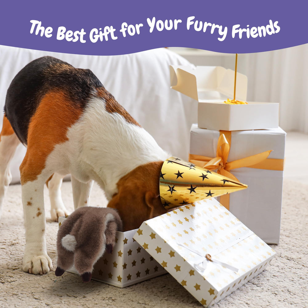 Fuzzwoof No-Stuffing Bunny Toy is machine-washable for quick cleanup