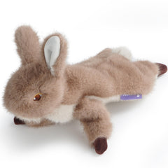 Fuzzwoof No-Stuffing Bunny Toy showing stuffing-free design for safer, mess-free play
