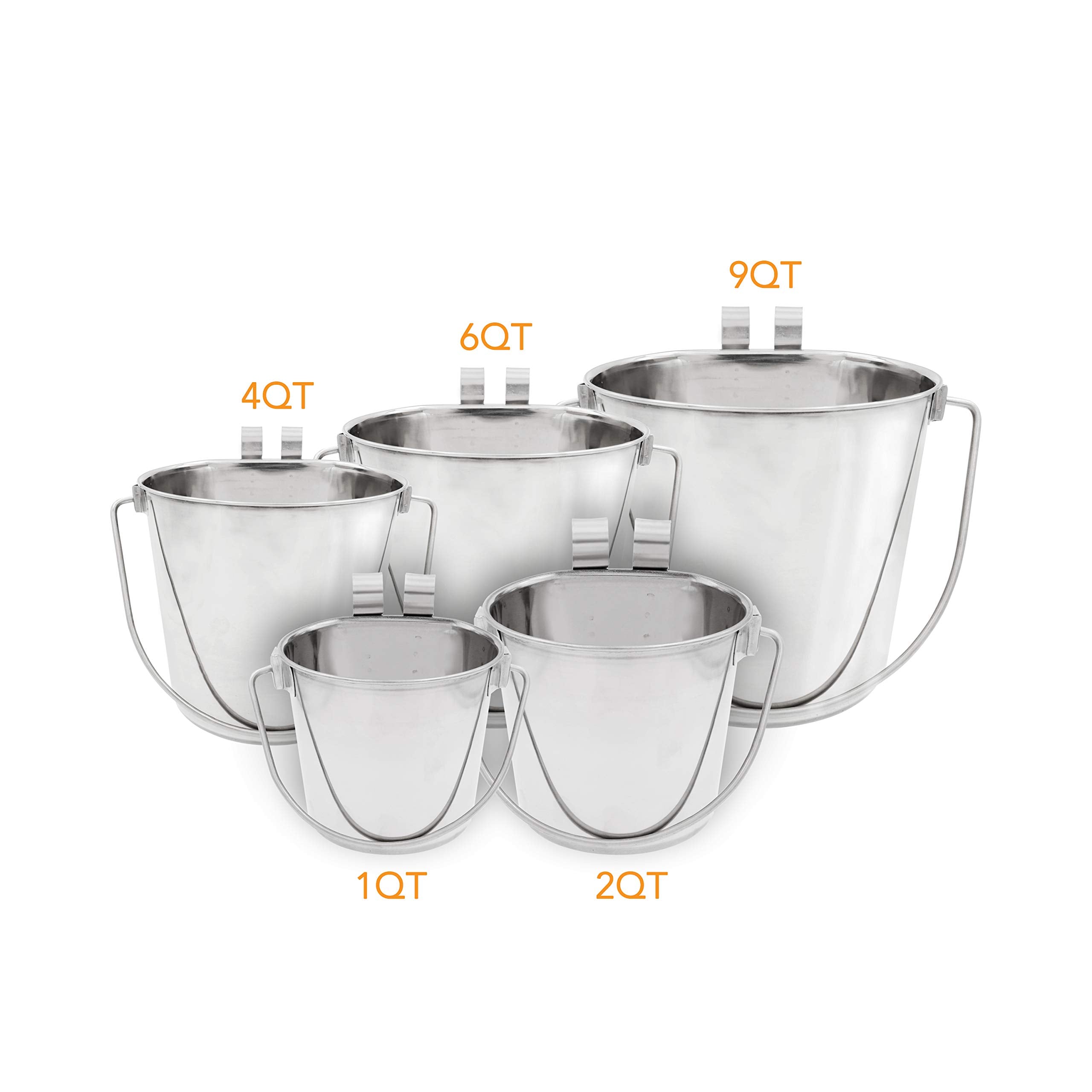 Fuzzy Puppy 2-quart pail features contoured handle for comfortable carrying.