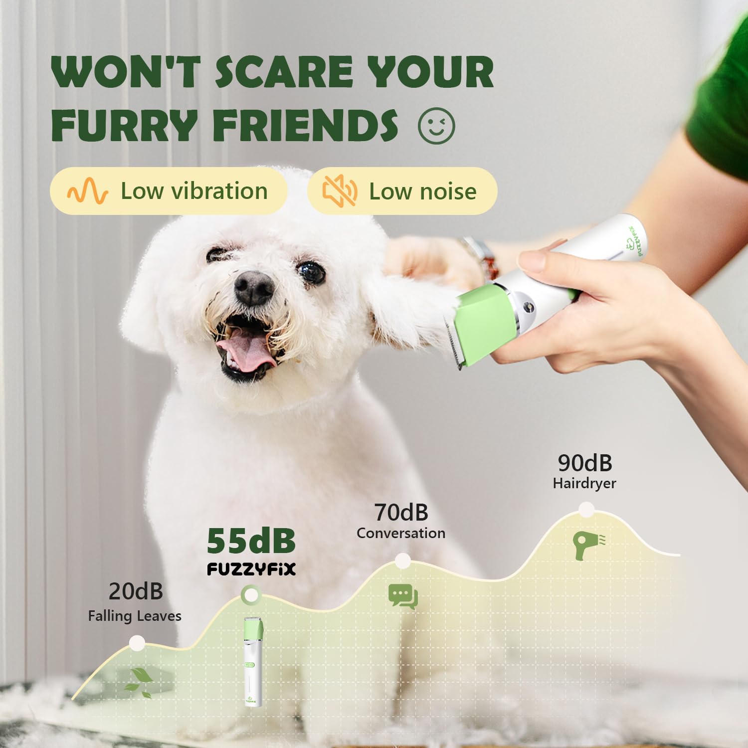 FuzzyFix 4 in 1 blades for feet, face, body, and nails