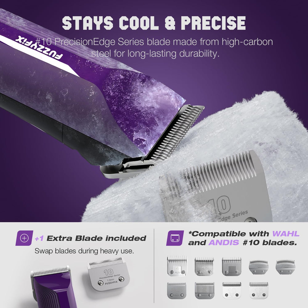 FuzzyFix AmpFix detachable blades enable quick blade changes and cooling
