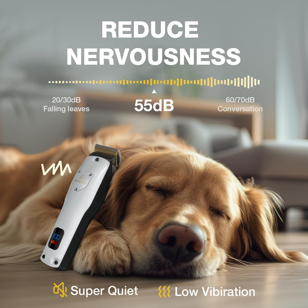 FuzzyFix cordless design lets you groom anywhere, anytime.