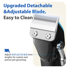 FuzzyFix 33-teeth blades deliver sharp, safe grooming