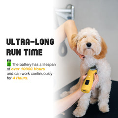FuzzyFix clippers long-life battery for extended sessions