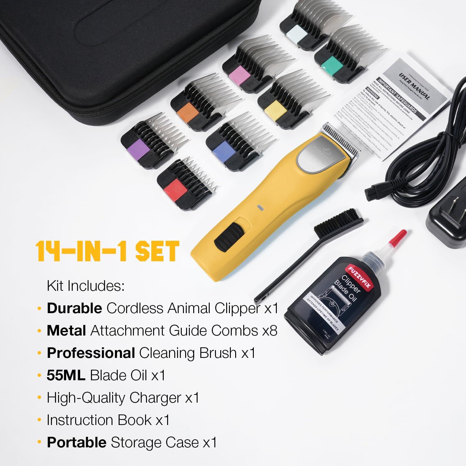 FuzzyFix case keeps grooming tools organized